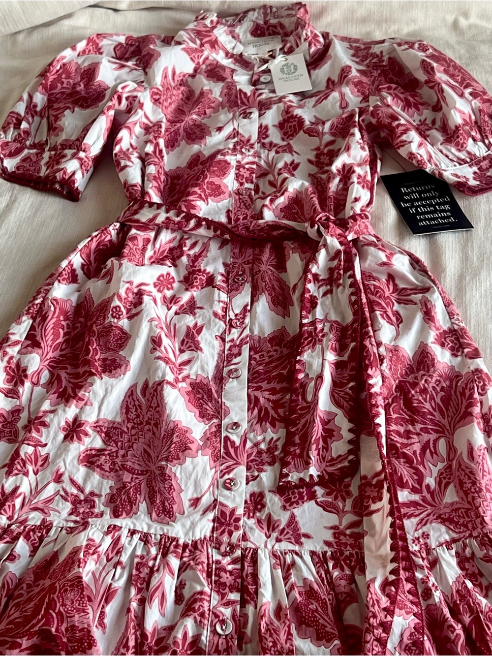 HYACINTH HOUSE Deep Rose Floral Maxi Dress - Picture 7 of 9